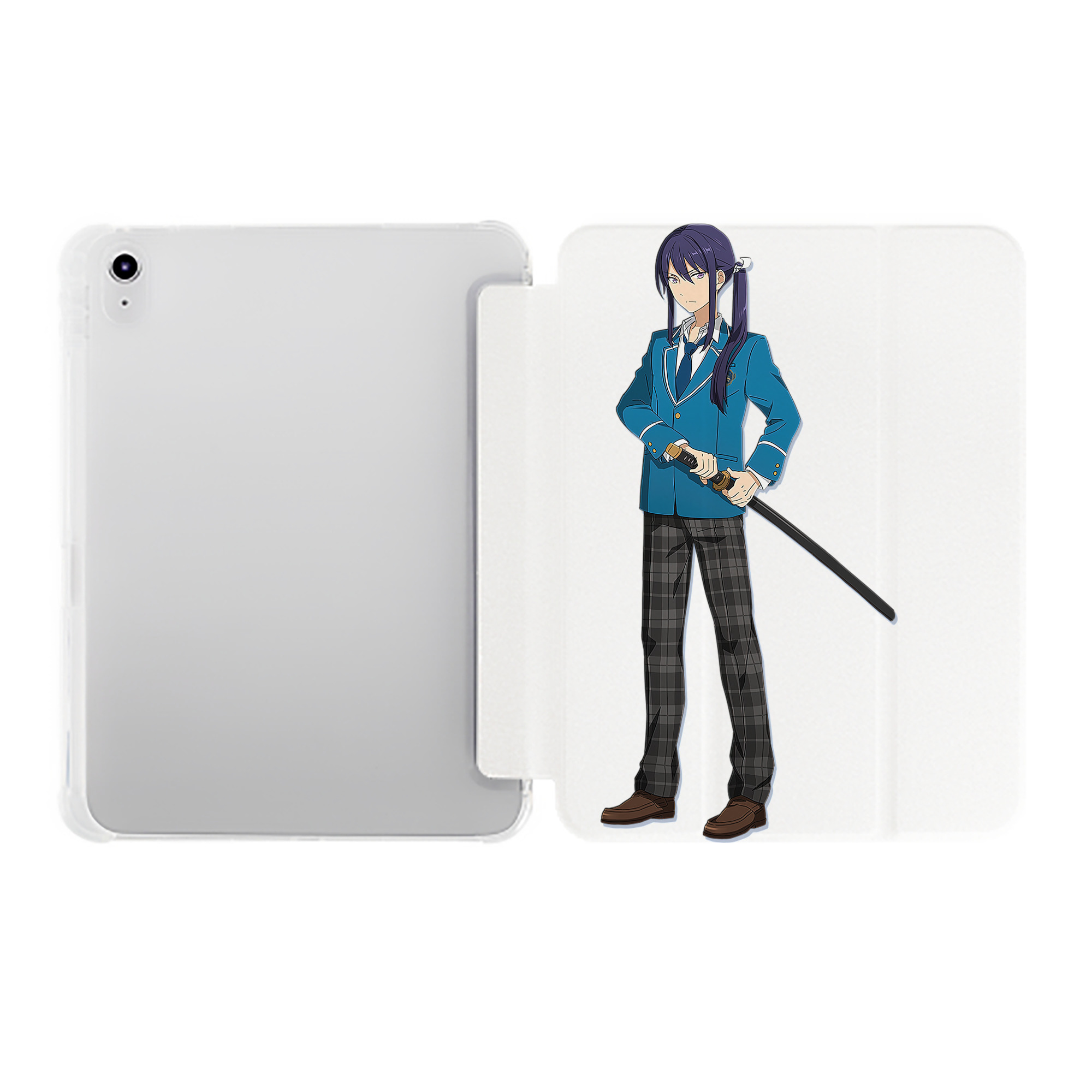 （画像用） あんさんぶるスターズ! Ensemble Stars IPad ケース ペン収納付き 三つ折りスタンド PUレザー×シリコン 対応機種9.5/10.5/10.9インチ